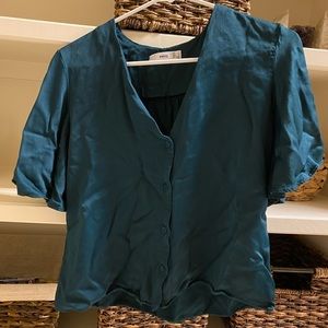 Mango Cropped Blouse